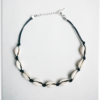Beach ketting met schelpjes (Zwart)