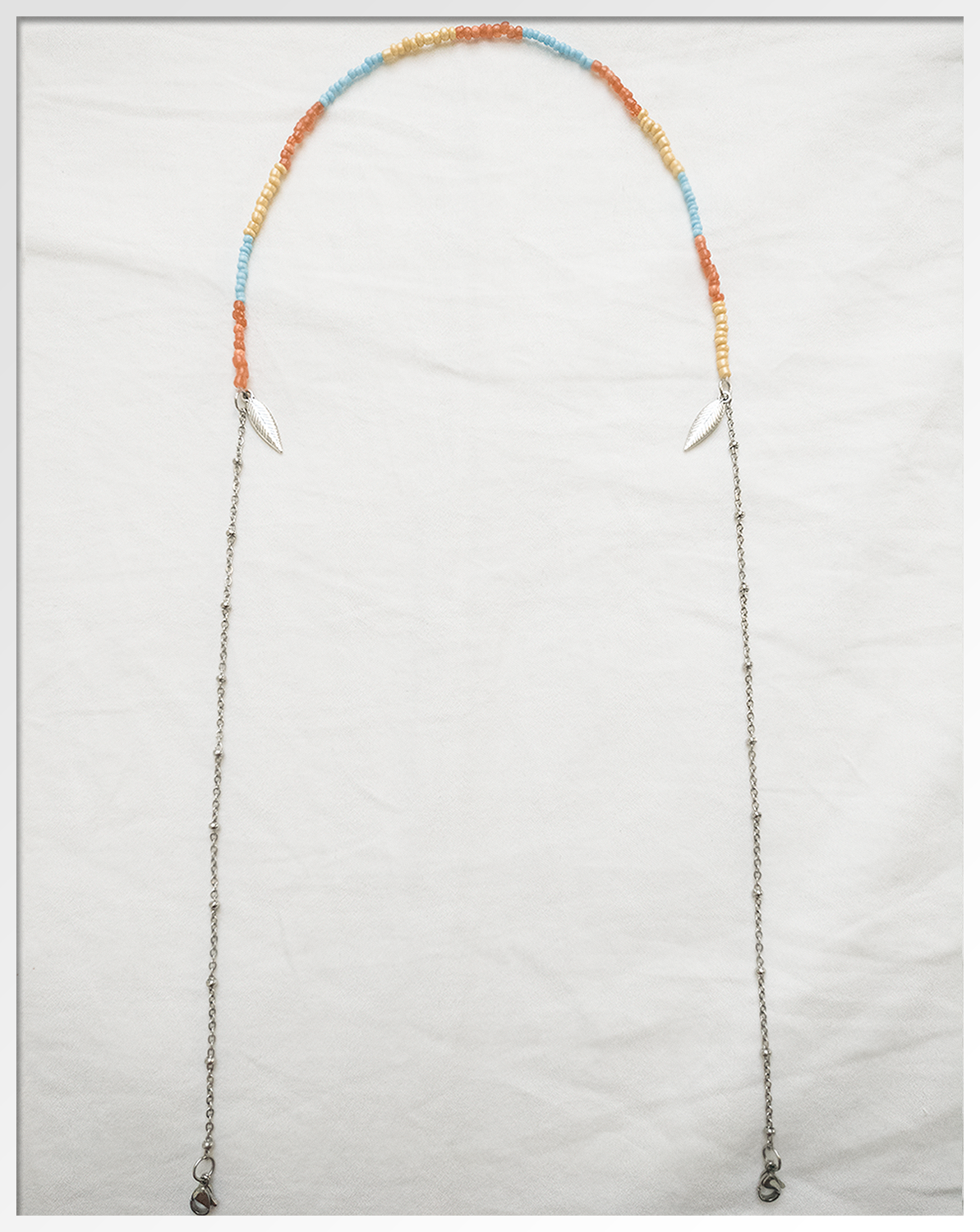 Gekleurde mondkapjes koord met jasseron